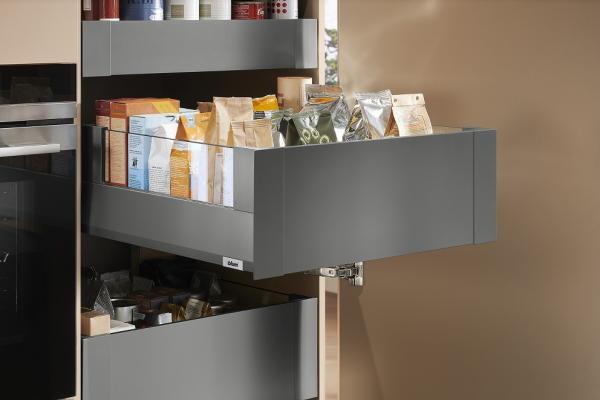 MERIVOBOX Einschubelement aus Glas, klar, NL 450, H: 95, Stärke: 8mm, seitlich (Set)
